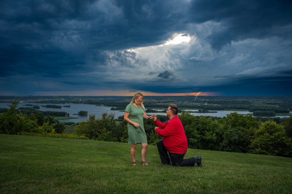 Galena Proposal at Chestnut Mountain by Amy May Photography