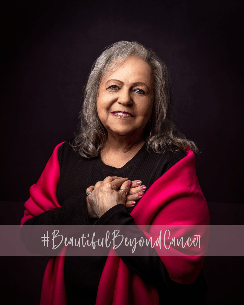 Studio Portrait of Breast Cancer Survivor