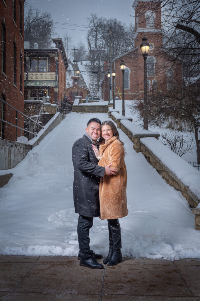 Proposal in Galena captured by Amy May Photography
